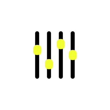 Eşitleştirici Kavramsal Simge Vektör Tasarımı eps10