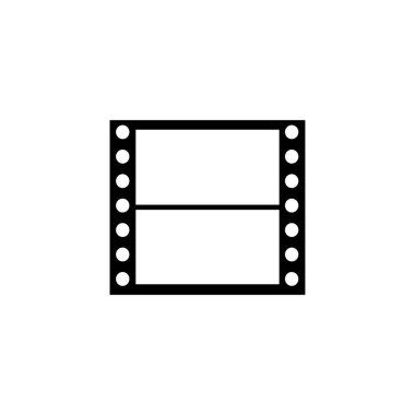 Film Yuvarlama Simgesi Kavramsal Vektör Tasarımı E10