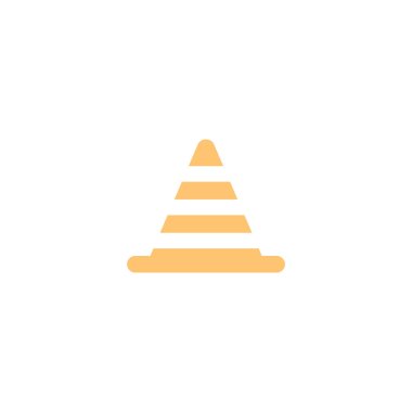 Trafik Konisi Simge Vektör Tasarımı E- 10