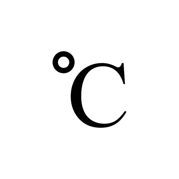 Ікона Цельсія Концептуальна Векторна Ілюстрація Дизайн Eps10 — стоковий вектор