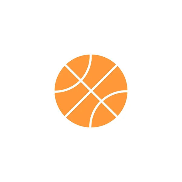 Conceptual Basketball Colour Icon Vector Design Eps10 — Stock Vector