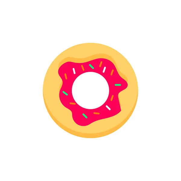 Delicious Donut Conceptual Icon Vector Design Eps10 — Image vectorielle