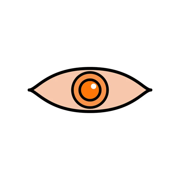 Eye Concept Icon Vector Design — стоковый вектор