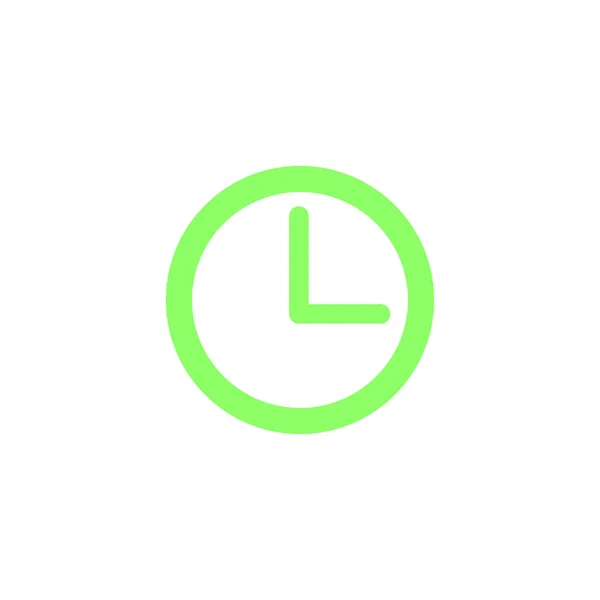 Conceito Simples Relógio Ícone Vector Design Eps10 — Vetor de Stock