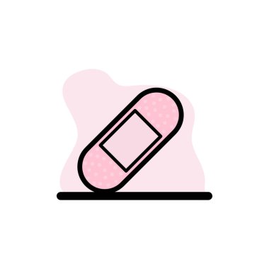 Tıbbi Alçı Vektör İllüstrasyon Simgesi Tasarımı E10