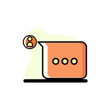 Kullanıcı Yorum Vektörü İllüstrasyon Tasarım Simgesi Her amaç için 10 büyük