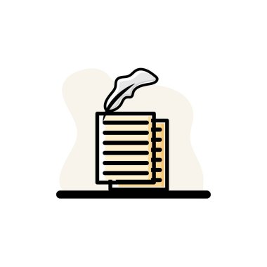 Simge Kavramsal Vektör İllüstrasyon Tasarımı Yazımı her amaç için 10 büyük