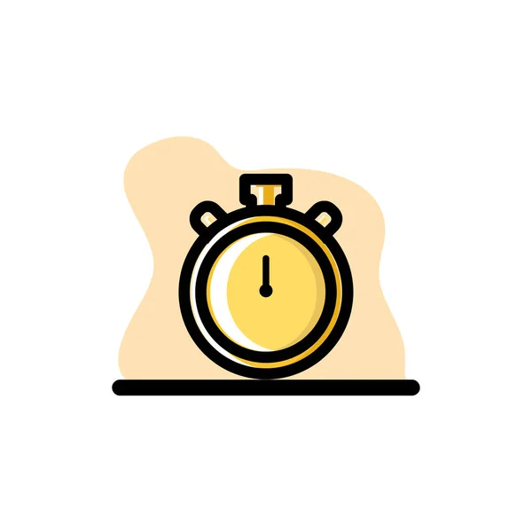Deadline Stopwatch Icon Conceptual Vector Illustration Design Eps10 — Stock Vector