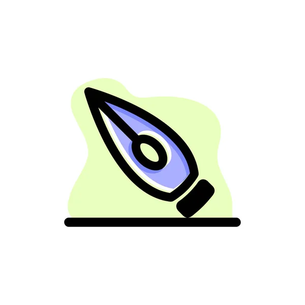 Füllfederhalter Konzeptuelles Icon Vector Illustration Design Eps10 — Stockvektor