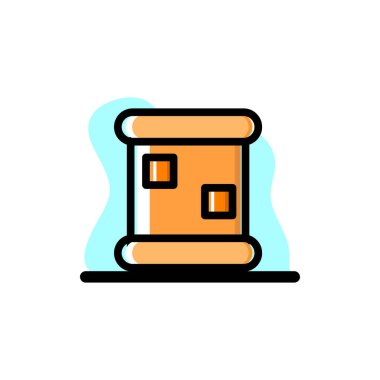 Otel Binası Vektör Simgesi Kavramsal İllüstrasyon Tasarımı herhangi bir amaç için harika eposta