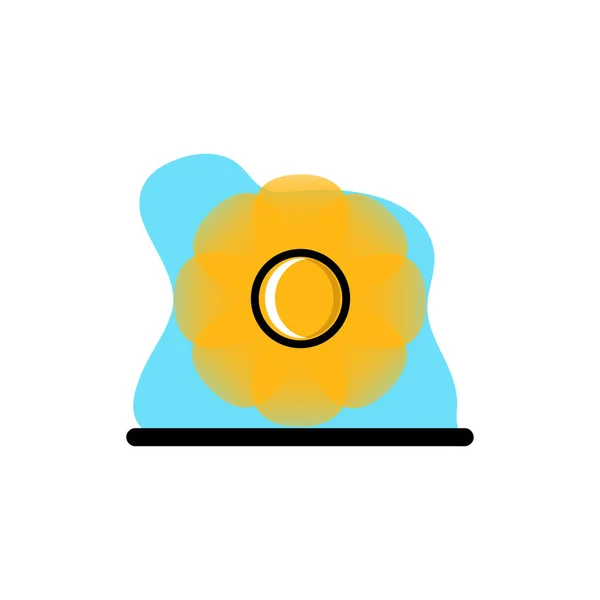 Konceptuální Sunflower Gradent Vektorové Ilustrace Icon Design Eps10 Skvělé Pro — Stockový vektor