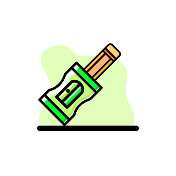 Bleistift Schärfen Icon Konzeptionelle Vektor Illustration Design Eps10 Ideal Für — Stockvektor