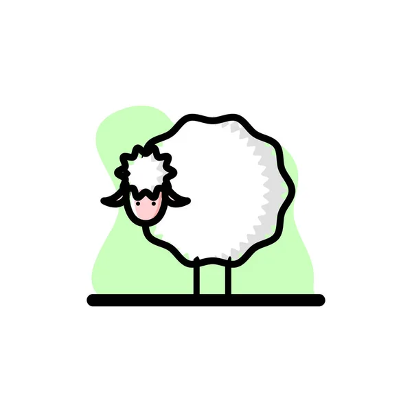 Schapen Conceptuele Vector Karakter Illustratie Ontwerp Eps10 Geweldig Voor Alle — Stockvector