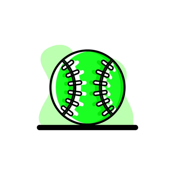 Illustrazione Concettuale Del Vettore Dell Icona Del Baseball Eps10 — Vettoriale Stock