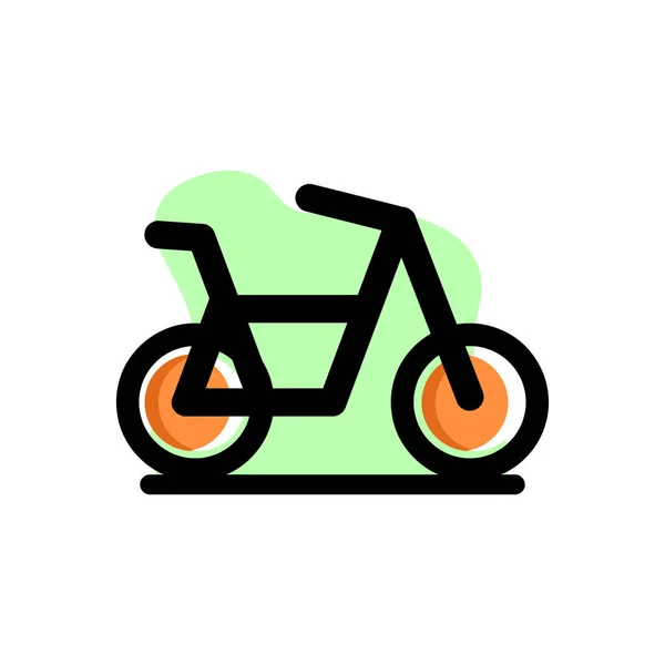 Meilleure Illustration Vectorielle Conceptuelle Vélo Icône Conception Eps10 — Image vectorielle