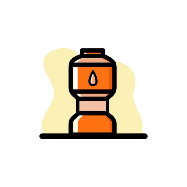 Ölflaschenvektor Konzeptionelle Icon Design Illustration Eps10 — Stockvektor