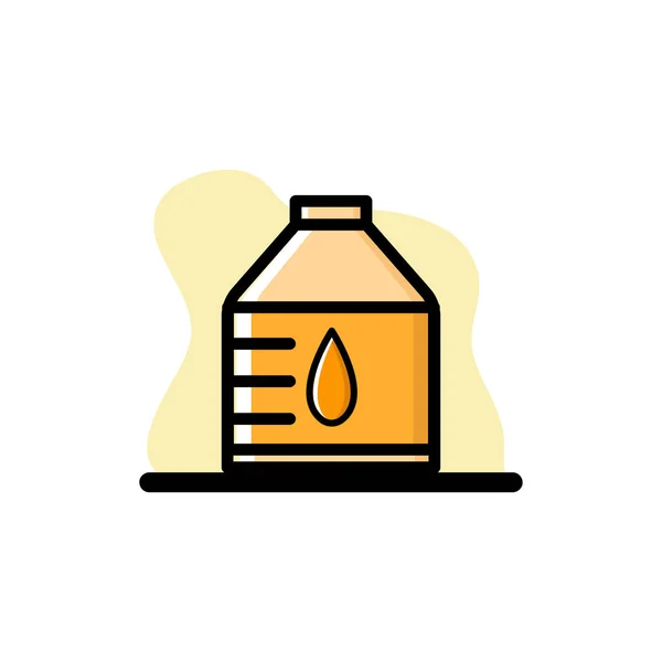 Ölflaschenvektor Illustration Design Icon Eps10 — Stockvektor