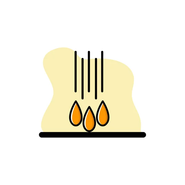 Конструкция Векторной Иллюстрации Капель Масла — стоковый вектор