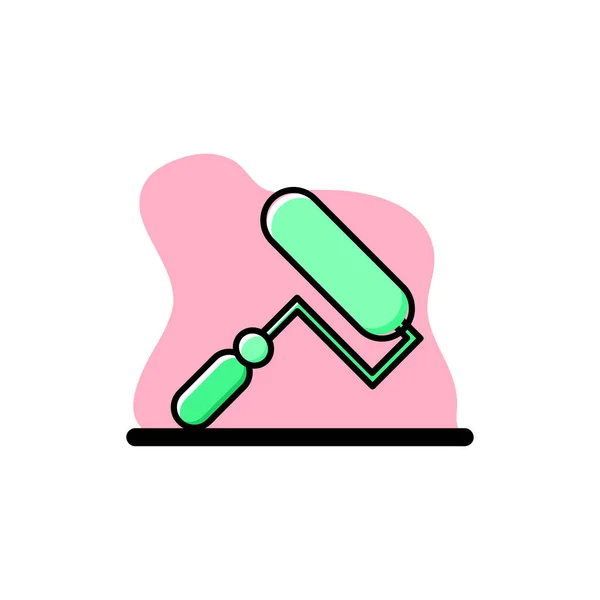 Paint Roller Konzeptuelle Illustration Design Icon Eps10 Ideal Für Jeden — Stockvektor