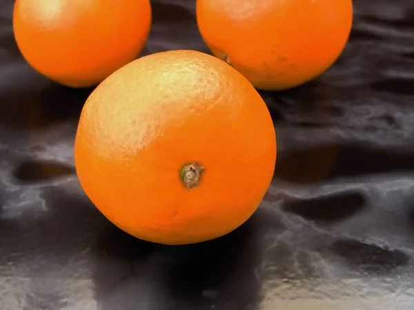 Naranjas Naranjas Llenas Vitaminas —  Fotos de Stock