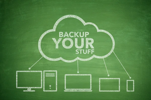 Backup your stuff concept — Stock Photo, Image