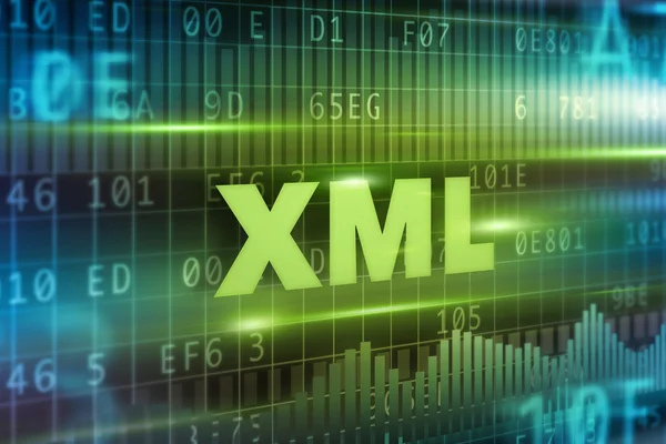 Concepto abstracto XML — Foto de Stock