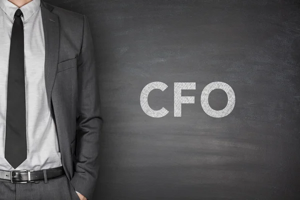 CFO yazı tahtası üzerinde — Stok fotoğraf