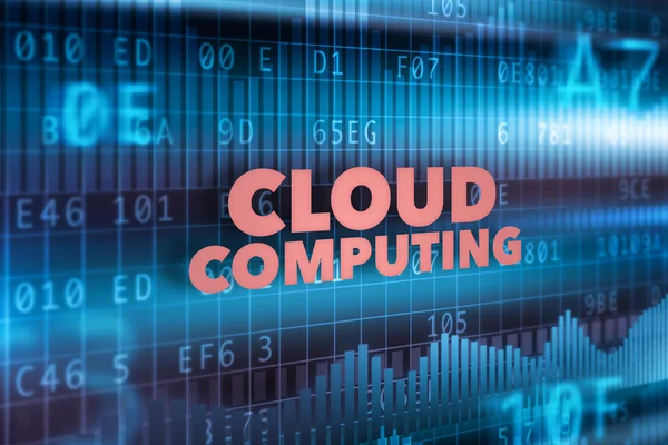 Konzept für Cloud Computing — Stockfoto