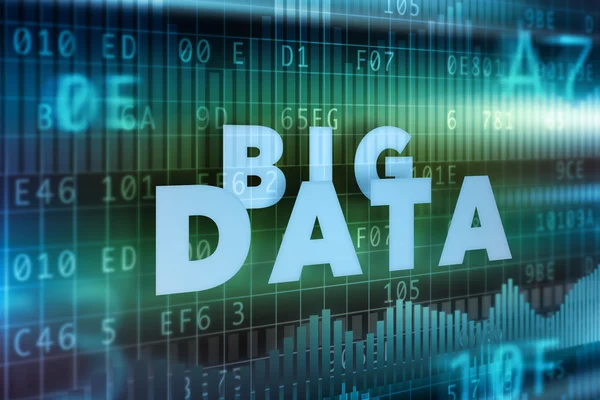 Big data background — Stock Photo, Image