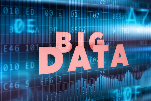 Big data background — Stock Photo, Image