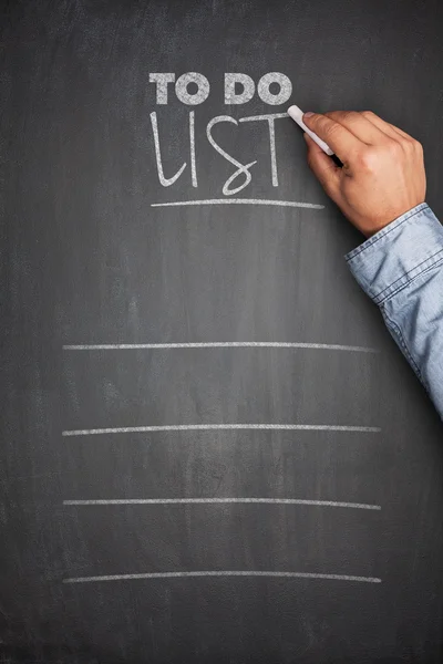 To do list on Blackboard — Stock Photo, Image