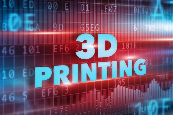 Concetto di stampa 3D — Foto Stock