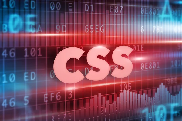 Css-koncept — Stockfoto