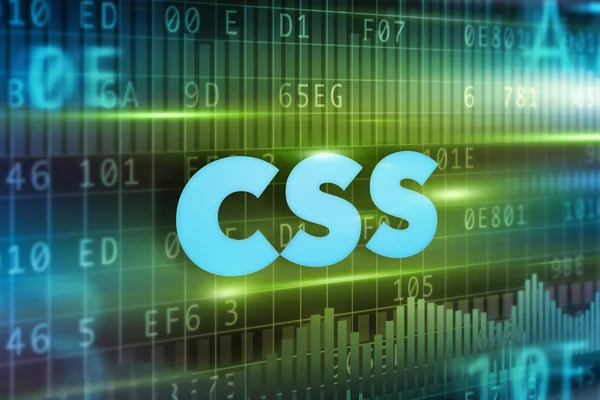 Concepto CSS — Foto de Stock