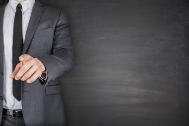 İşadamı ön yazı tahtası