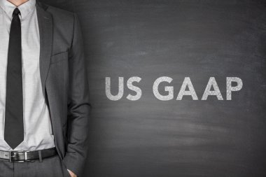 Bize Gaap yazı tahtası üzerinde