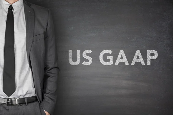 Gaap USA sulla lavagna — Foto Stock