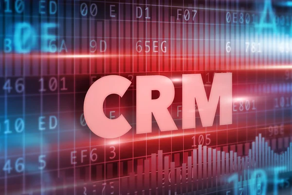 CRM - Управление взаимоотношениями с клиентами — стоковое фото