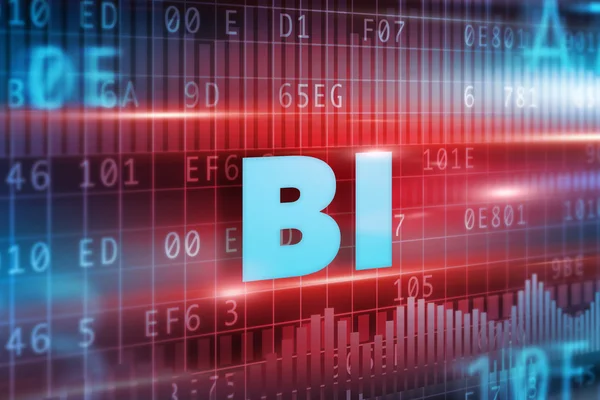 BI technology concept — Stock Photo, Image