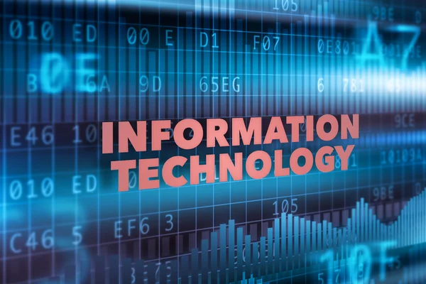 Information technology concept background — Stock Photo, Image