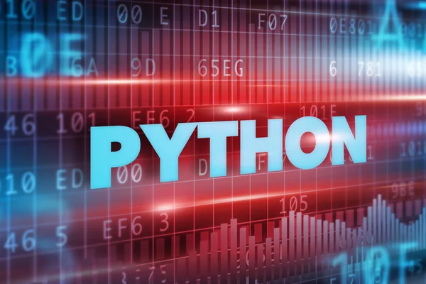 Python concept — Stock Photo, Image