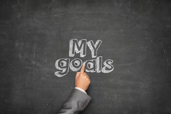 My goals concept — Stock Photo, Image