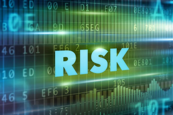 Kockázat fogalma — Stock Fotó