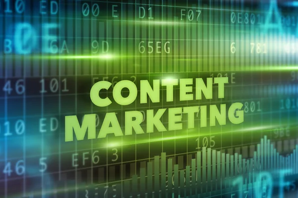 Concepto de Marketing de Contenidos — Foto de Stock