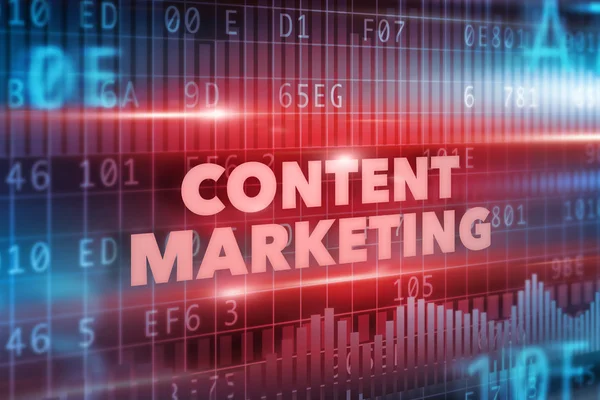 Concepto de Marketing de Contenidos — Foto de Stock