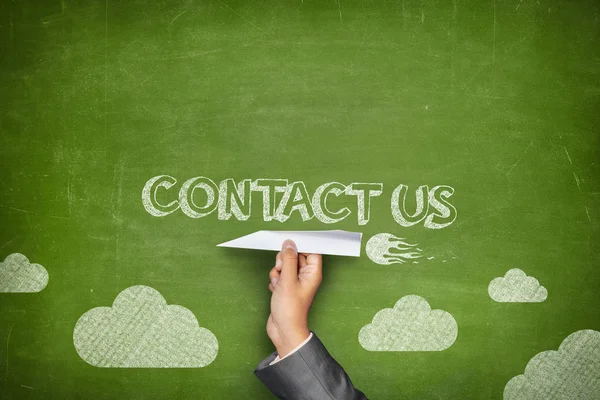 Contact us concept — Stock Photo, Image