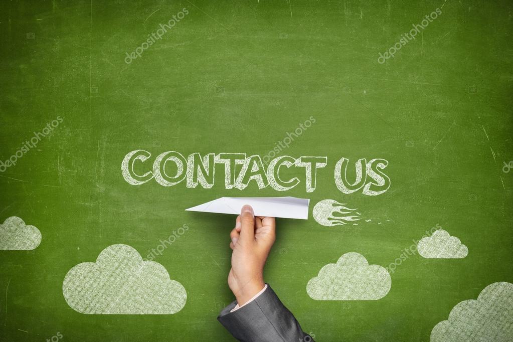 Contact us pattern background Royalty Free Vector Image