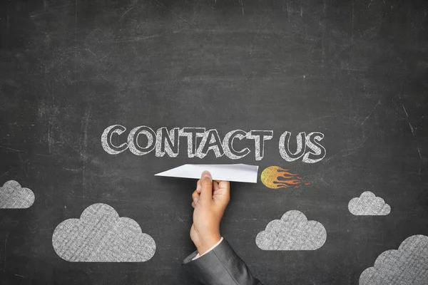 Contact us concept — Stock Photo, Image