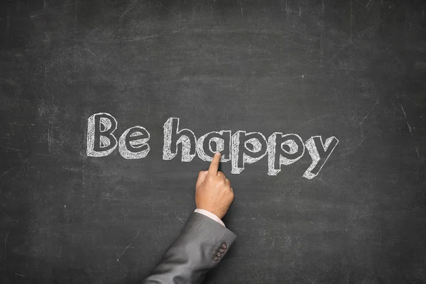 Be happy concept — Stock Photo, Image