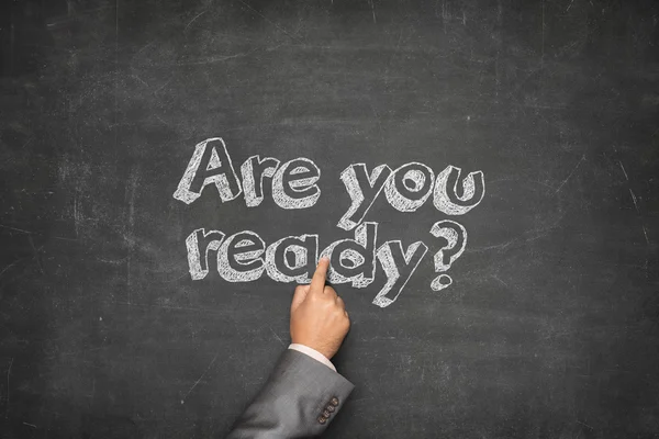 Are you ready concept — Stock Photo, Image